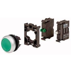Eaton 110930 M22-DL-G-K10LED-BVP Leuchtdrucktaster Frontring Kunststoff Knopf 1 St. Package