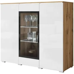 KOMMODE Vera 120 mit weißer LED Beleuchtung