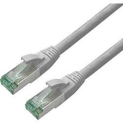 ROLINE RECYCLED MATERIAL ROLINE RM Patchkabel Cat.6A S/FTP (PiMF), grau, 15 m 21.45.3208