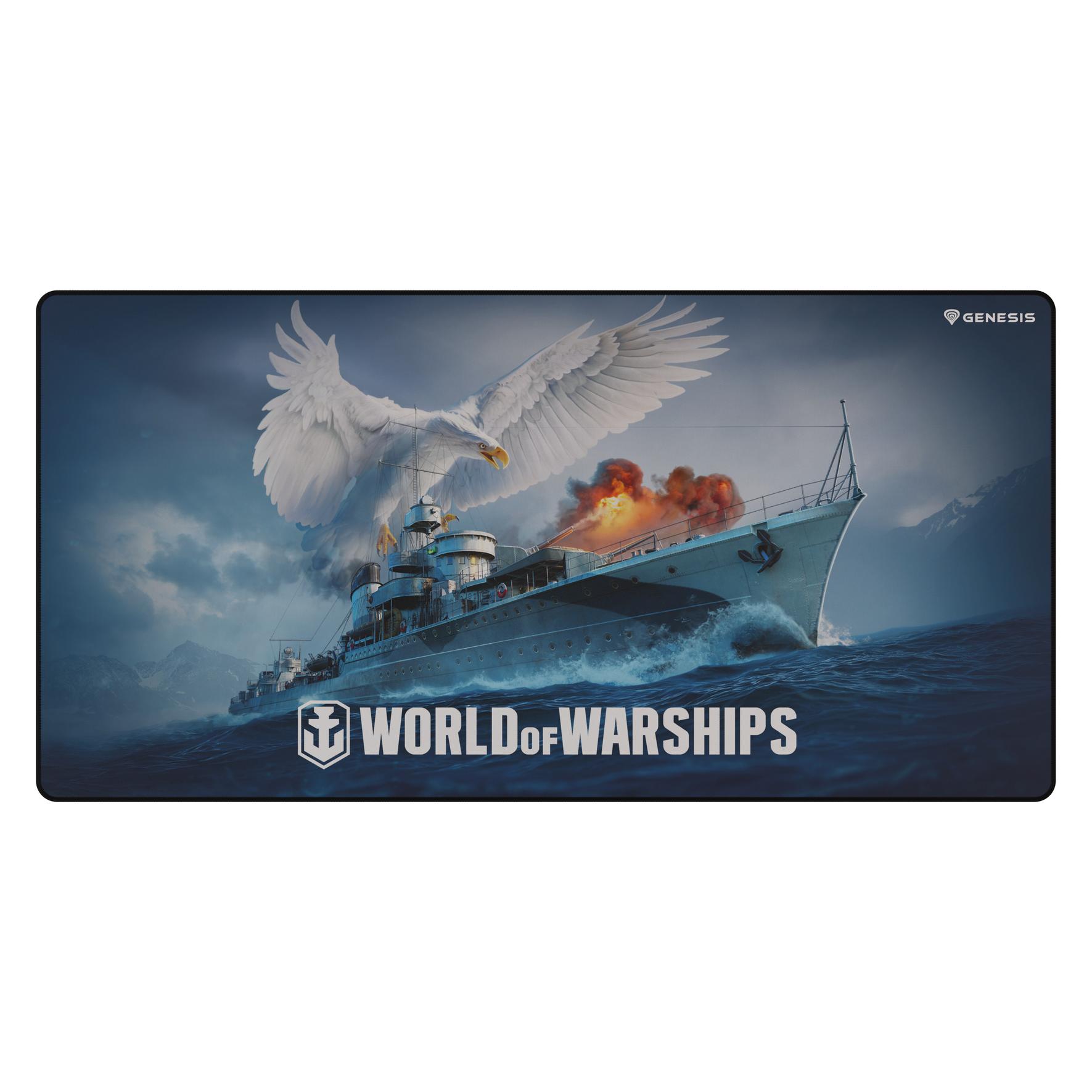 Genesis NATEC Mouse pad Carbon 500 Maxi World of Warships 900x450mm (NPG-1739)