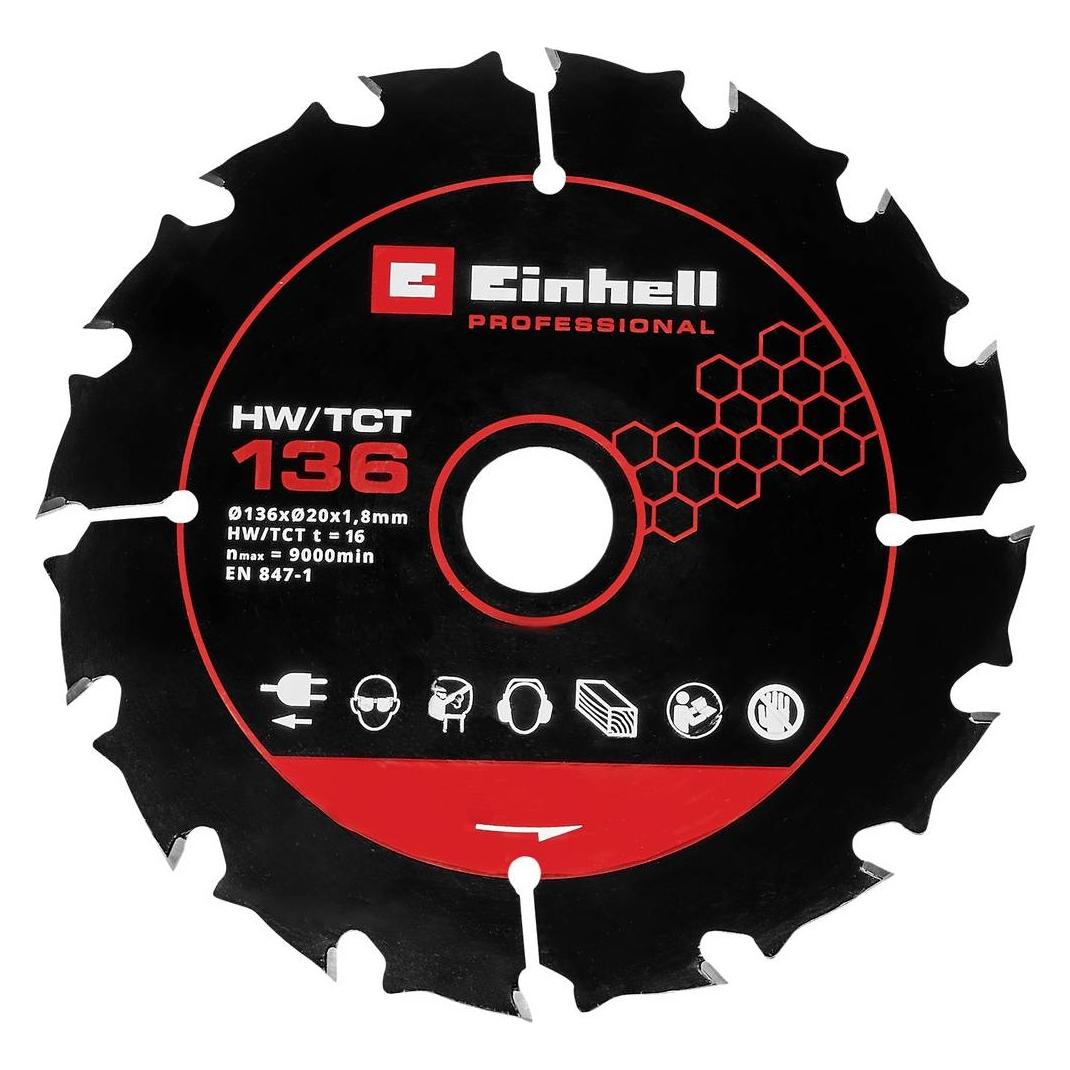 Einhell TCT SAWBL.M-THIN 136x20 16T-P Saw blade (4502077)