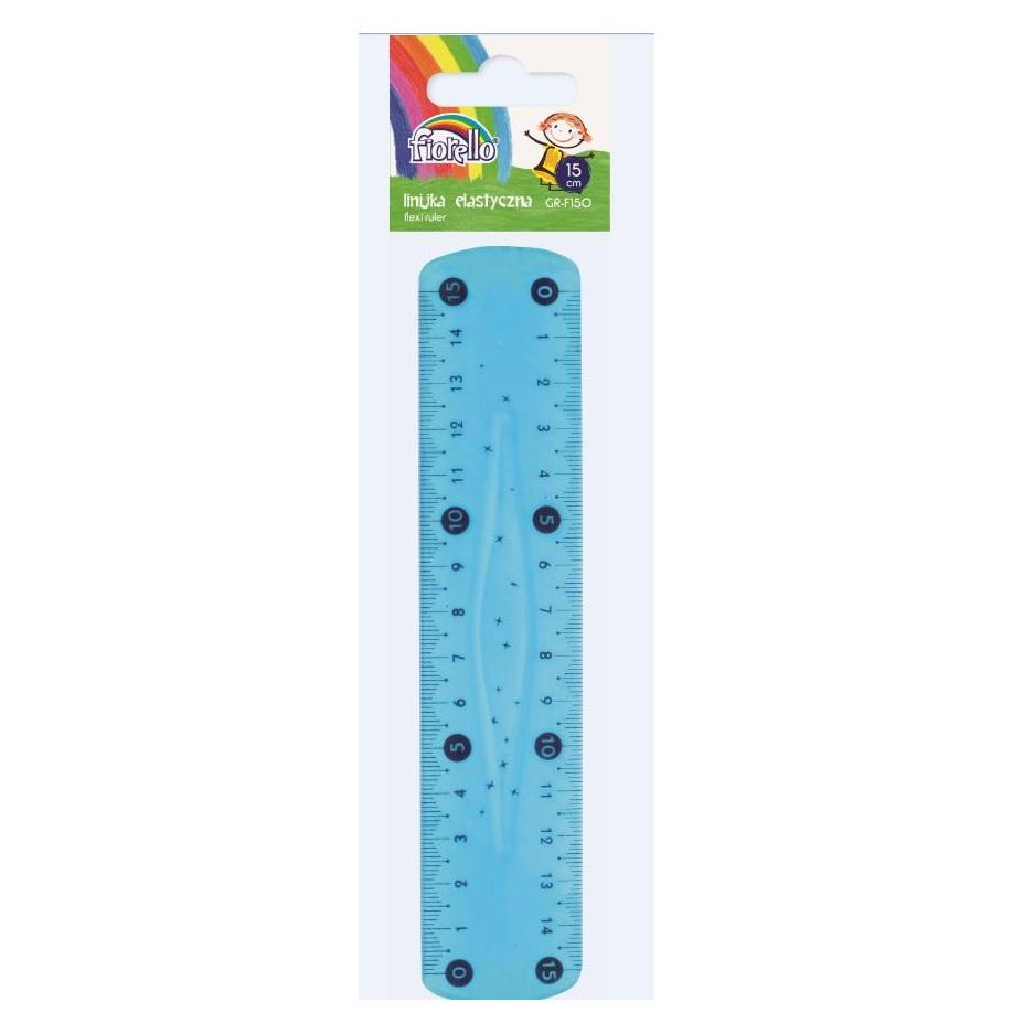 Fiorello Flexibles Kunststofflineal 15 cm (15 cm, Kunststoff) (47783943)
