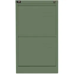 Hängeregistraturschrank LIGHT | einbahnig | 2 HR-Schubladen - 623 olivgrün