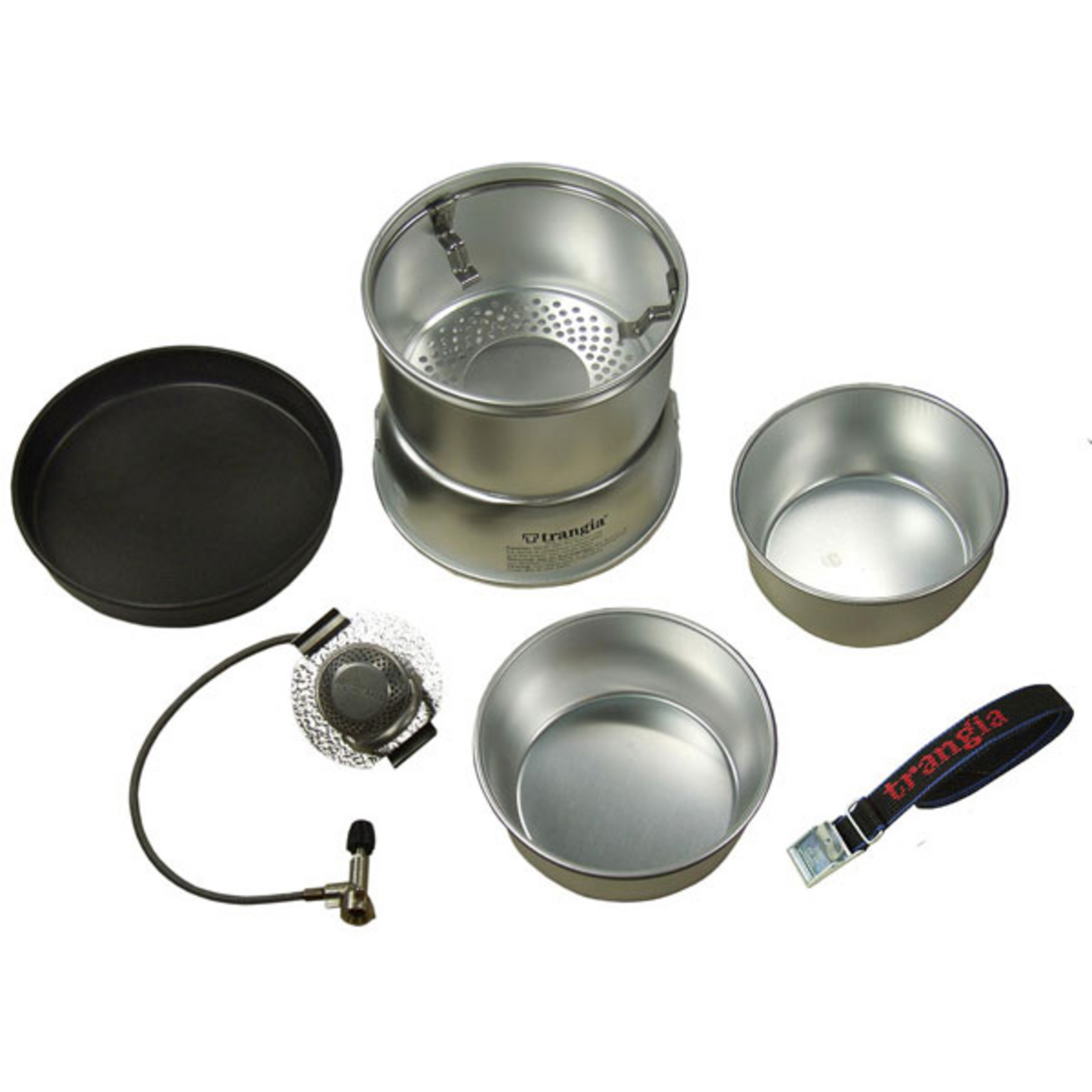 Trangia Sturmkocher klein Gas 27-3 Campingkocher silber Größe UL