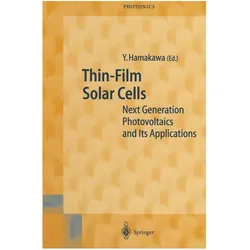 Thin-Film Solar Cells, Fachbücher von Yoshihiro Hamakawa