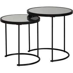 Wohnling, Couchtisch + Beistelltisch, Glass (50 x 50 cm)