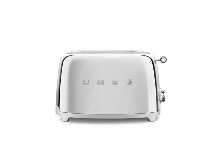 Smeg Toaster TSF01 Toaster 2 Scheiben 50's Style Retro Design, 2 kurze Schlitze, für 2 Scheiben, 950 W