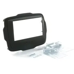  Radioblende JEEP Renegade ab 2014 2DIN soft touch black Installer Kit 