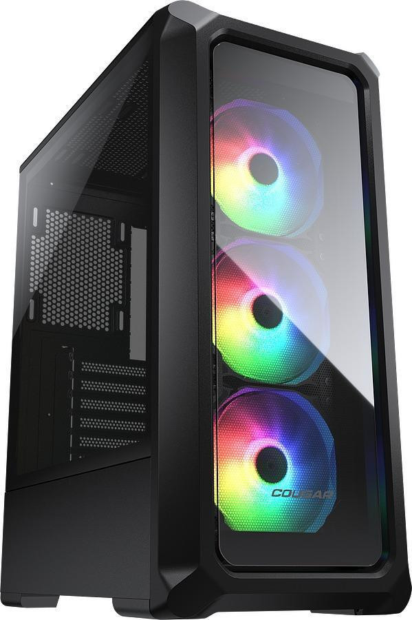 COUGAR Archon 2 Gaming Behuizing, Midi-tower, ARGB, Zwart, Gehard Glas, ATX/Micro ATX/Mini-ITX