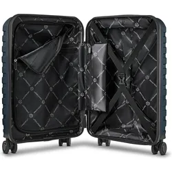 Smartbox Edition 01 4 Rollen Kabinentrolley 55 cm Laptopfach, Koffer, Blau