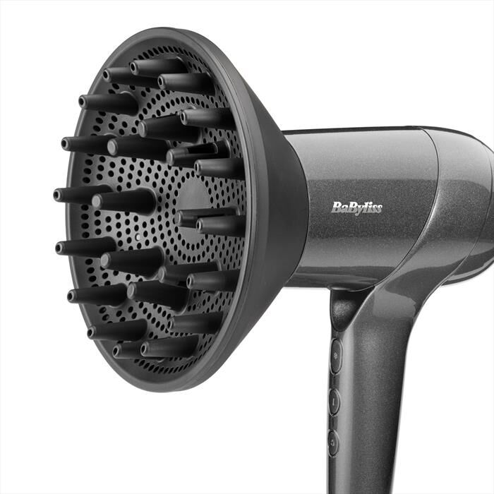 BaByliss Asciugacapelli Titanium Shine D6200de-silver