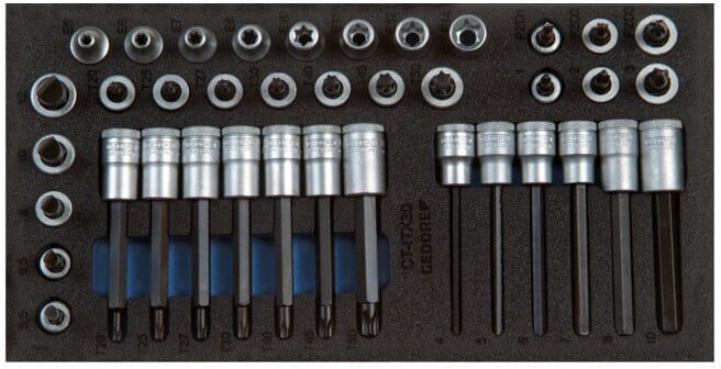 Jeu de tournevis Gedore 3/8'' dans le module Check-Tool (2308983)