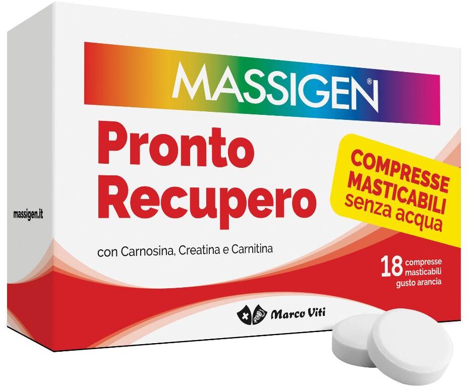 MARCO VITI FARMACEUTICI S Massigen Pronto Recupero, 18 compresse
