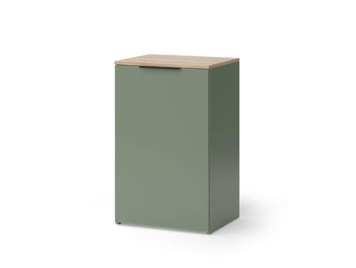 Vicco Kommode Wido, Grün, 50 x 80 cm mit Regal, zur Aufbewahrung und platzsparenden Organisation