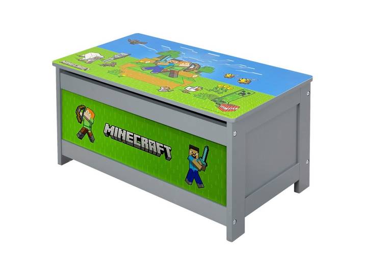Truhe Minecraft ca. 60x30x32 cm Grau