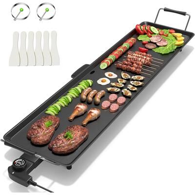 "39.5"" Griddle Electric Teppanyaki Grill w/Adjustable Temperature"
