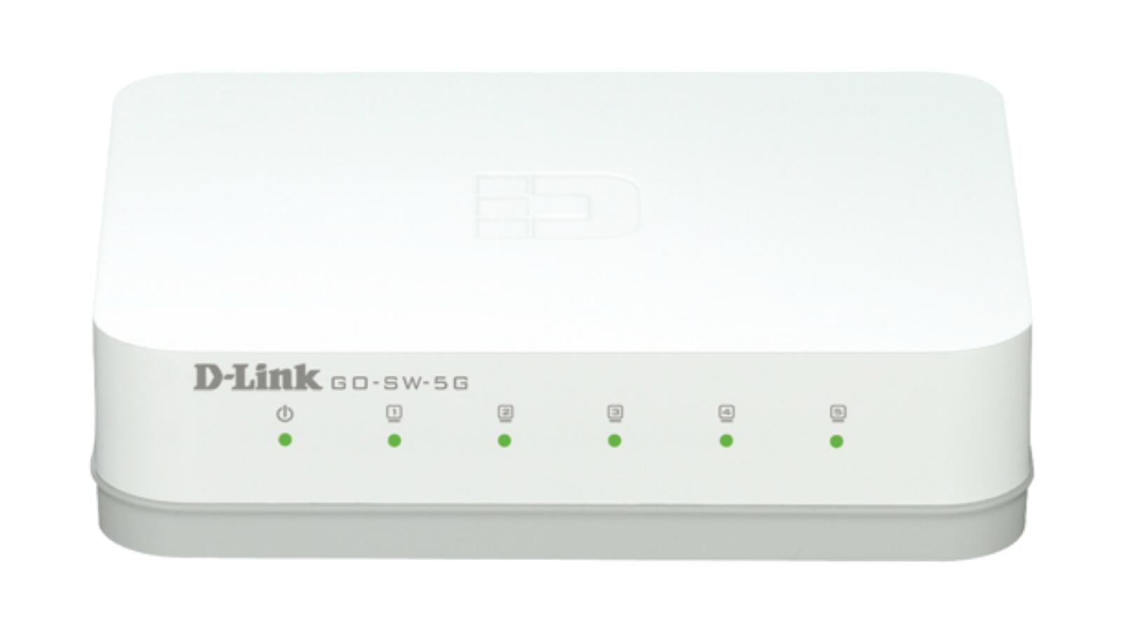 D-Link GO-SW-5G/E, 5-Port Unmanaged Gigabit Easy Desktop Switch