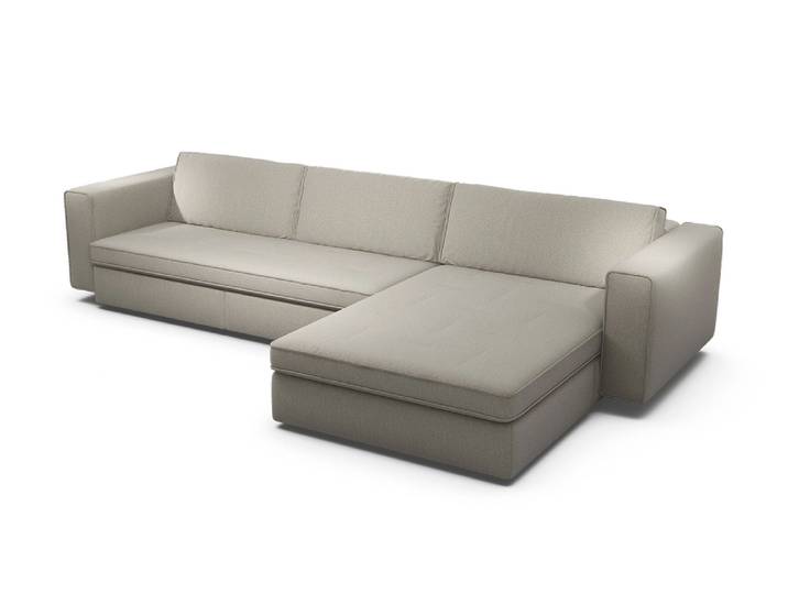 Ecksofa CLOUDY1, Sensoo, off-white, Textil