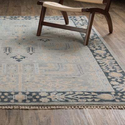 Style Haven Maylin Traditional Oriental Grey/ Blue Area Rug