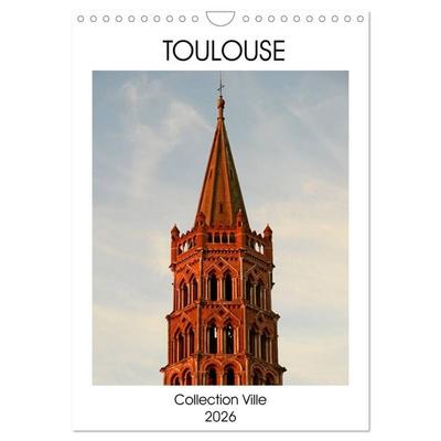 Collection Ville TOULOUSE (Calendrier mural 2026 DIN A4 horizontal), CALVENDO calendrier mensuel