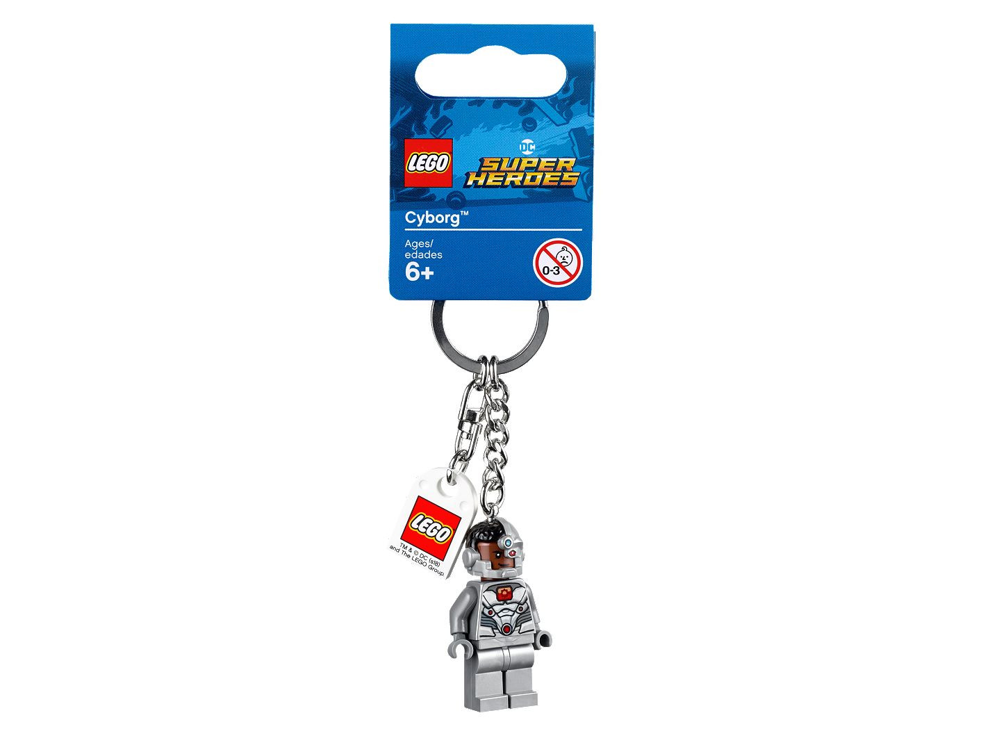Lego Cyborg sleutelhanger