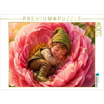 CALVENDO Puzzle Eine Auszeit in der Pfingstrose | 1000 Teile Lege-Größe 64x48cm Foto-Puzzle für glückliche Stunden