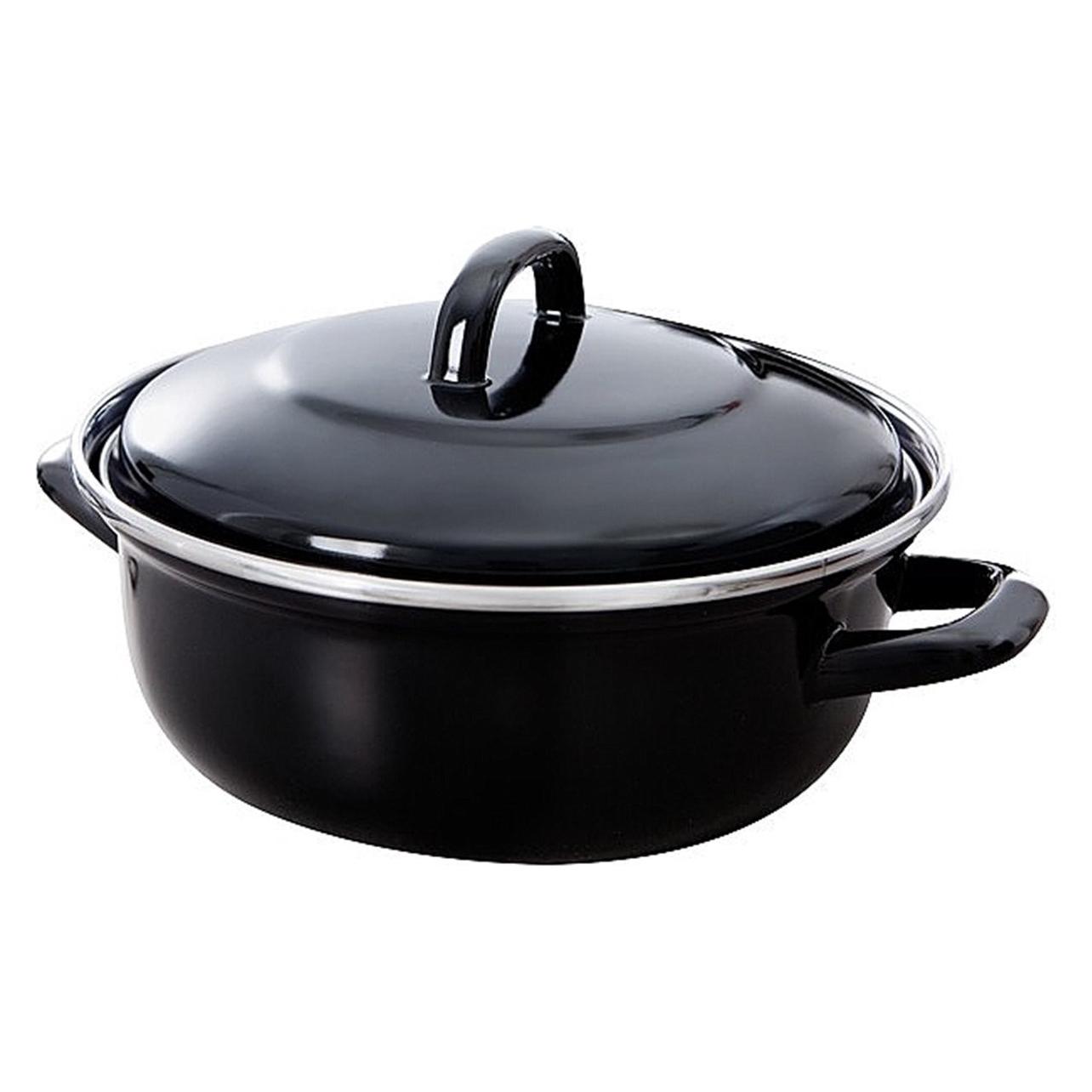 BK Fortalit braadpan 26 cm / 3L - emaille - inductie (Bräter + Schmortopf, Bratpfanne, Stahl) (B1208.526)