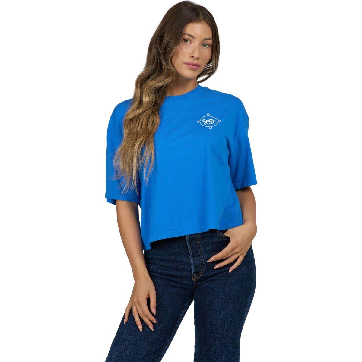 Salty Crew Shellbrate Skimmer Tee bold blue (BLDB) L 25035038W-BLDB-L