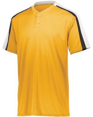 Augusta Sportswear 1557 Athletic Power Plus Jersey 2.0 T-Shirt in Gold/White/Black size 3XL   Polyester