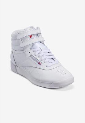 Women's Freestyle Hi High Top Sneaker by Reebok in White (Size 7 M)