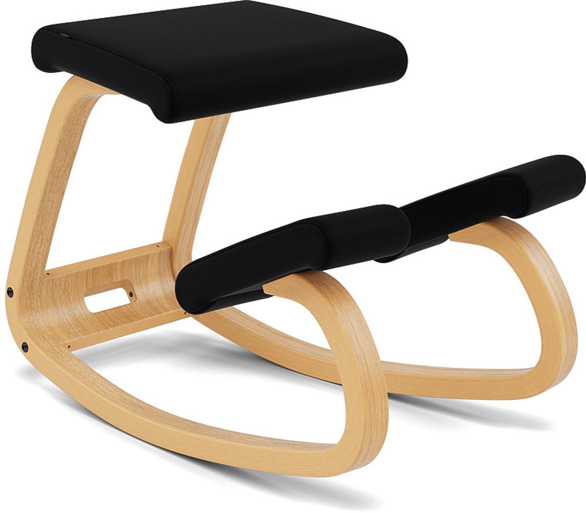 Varier Stokke Variable balans kniestoel Zwart/Lichtbruin Tonal