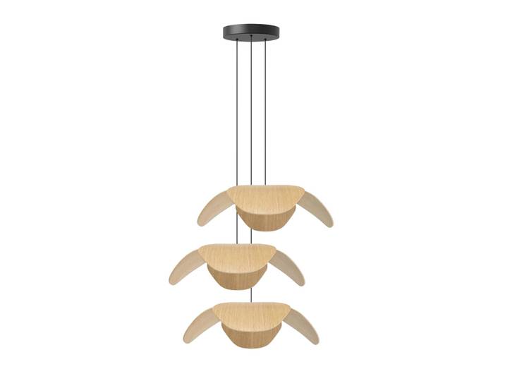 UMAGE Designer Hängeleuchte Forget Me Not large, Holz hell, für Wohn- / Esszimmer, Holz, Design, Hängelampe