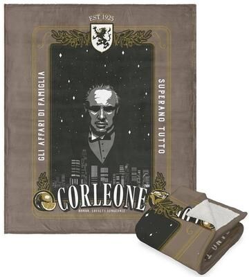 Northwest The Godfather Silk Touch Sherpa Throw Blanket