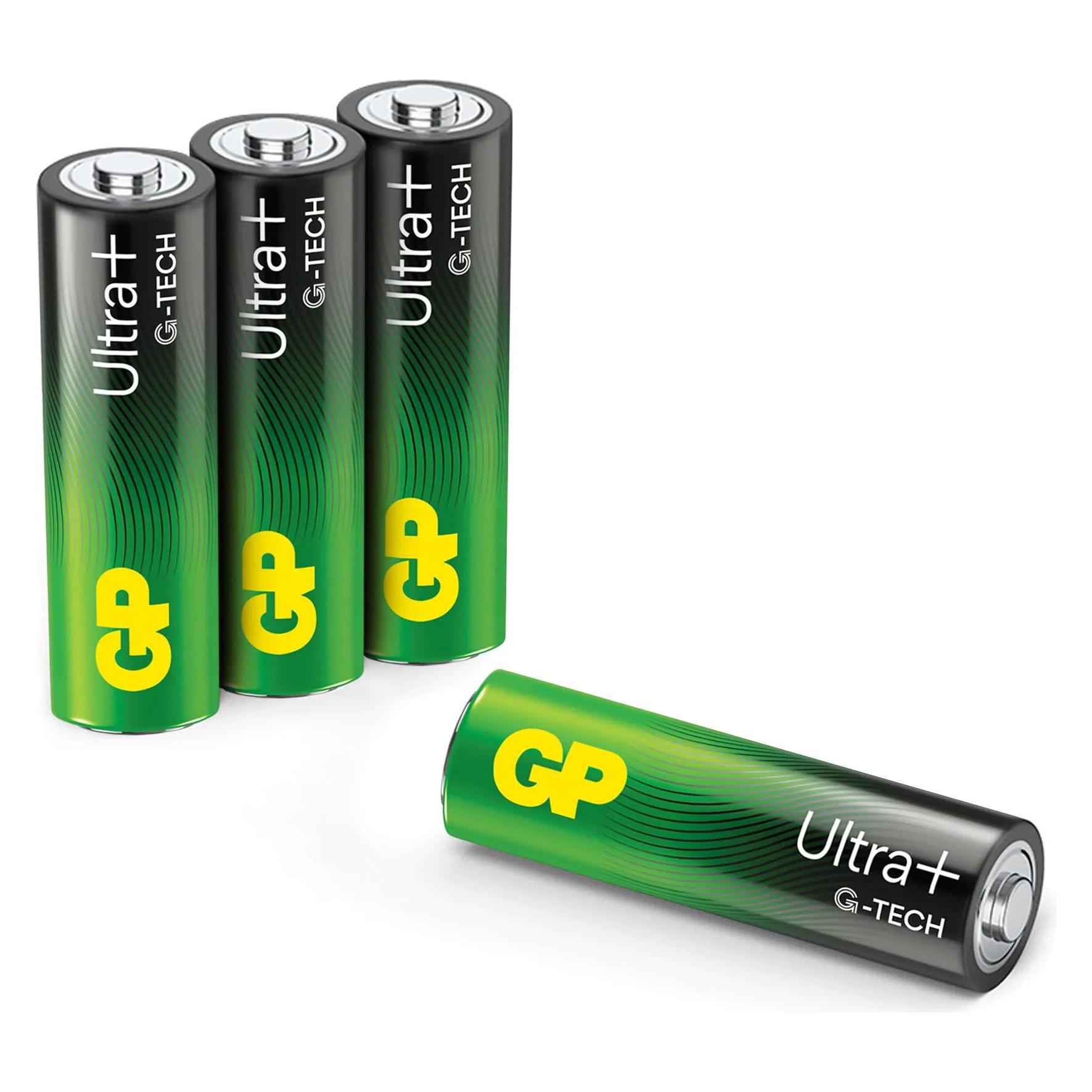 GP Batteries 1x4 GP ULTRA PLUS Alkaline 1,5V AA Mignon LR06 03015AUPETA-B4 (4 Stk., AA) (03015AUPETA-B4)