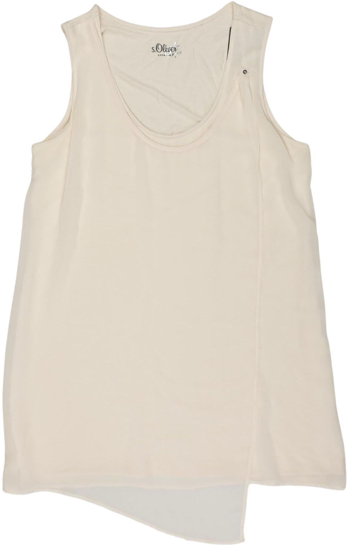 S. Oliver Damen Top, Cremeweiß, Gr. S, kein / Etikett - Second Hand