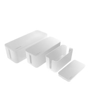 LogiLink Kabelbox 3er Set weiß Weiß (KAB0078)