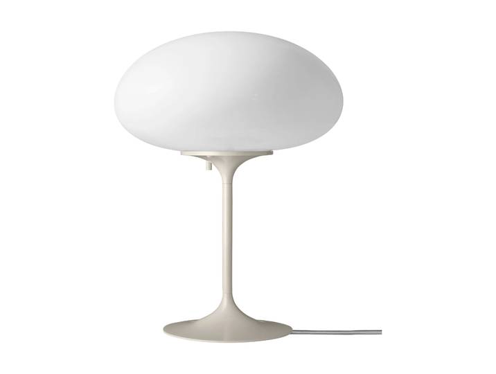 GUBI Lampe de table Stemlite Pebble grey verre opale 42 cm