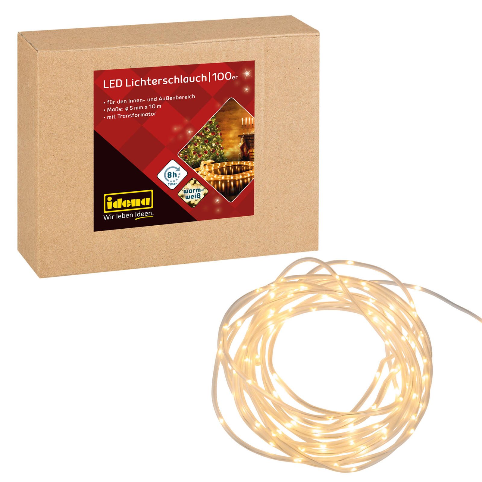 Idena Lichtschlauch weiß 31487