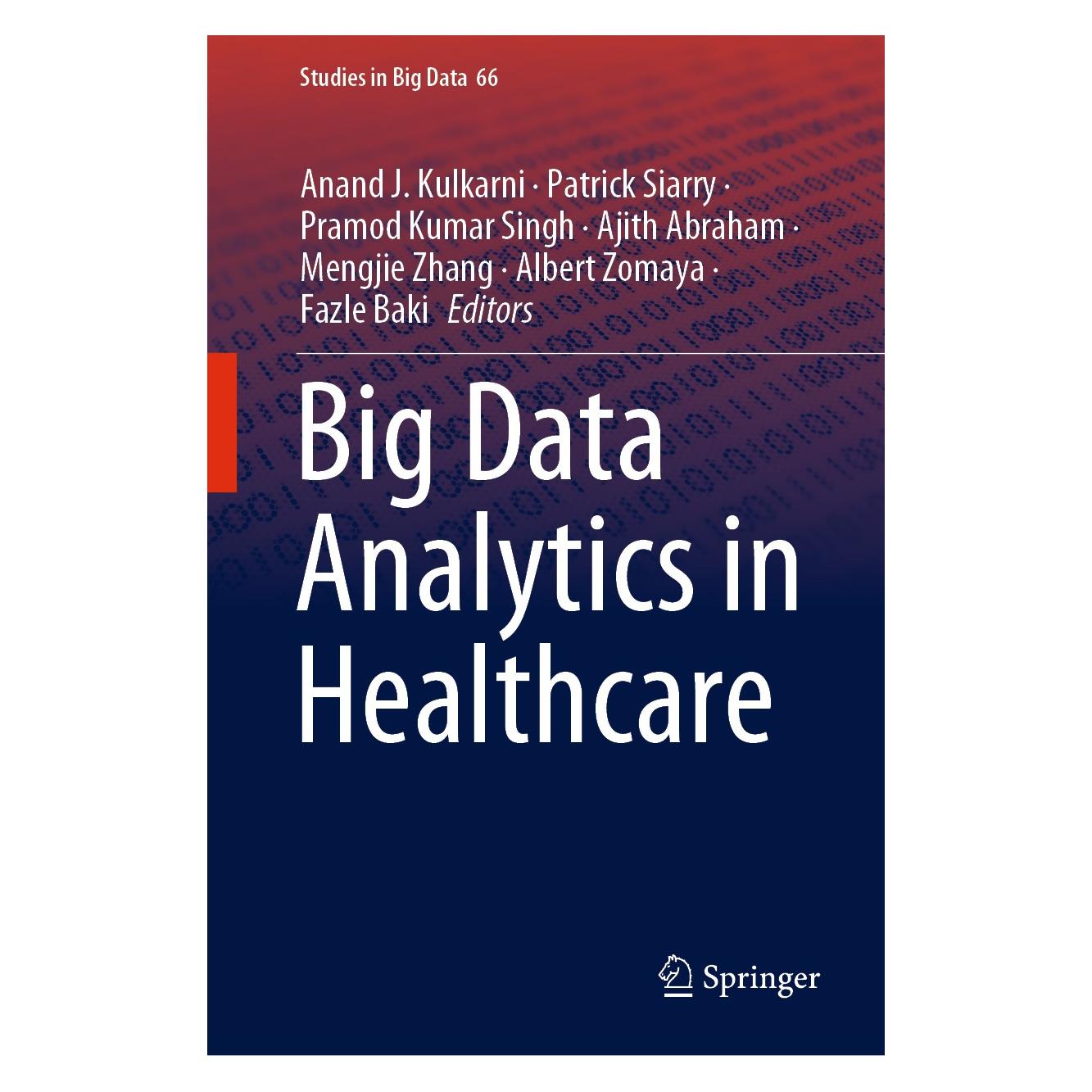 Springer Big Data Analytics in Healthcare (9783030316716)
