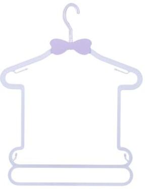 Inspired Deals Kids Outfit Organizer Hanger With 360 Swivel Hook, Baby Clothes Hanger & Kids Clothes Hanger purple
