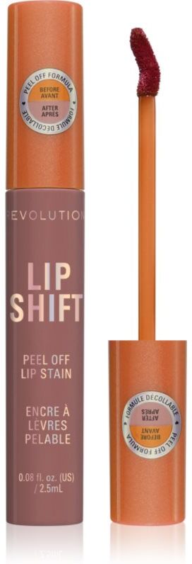 Revolution Lip Shift Peel Off Lip Stain lip stain shade Moonlight Nude 2.5 ml