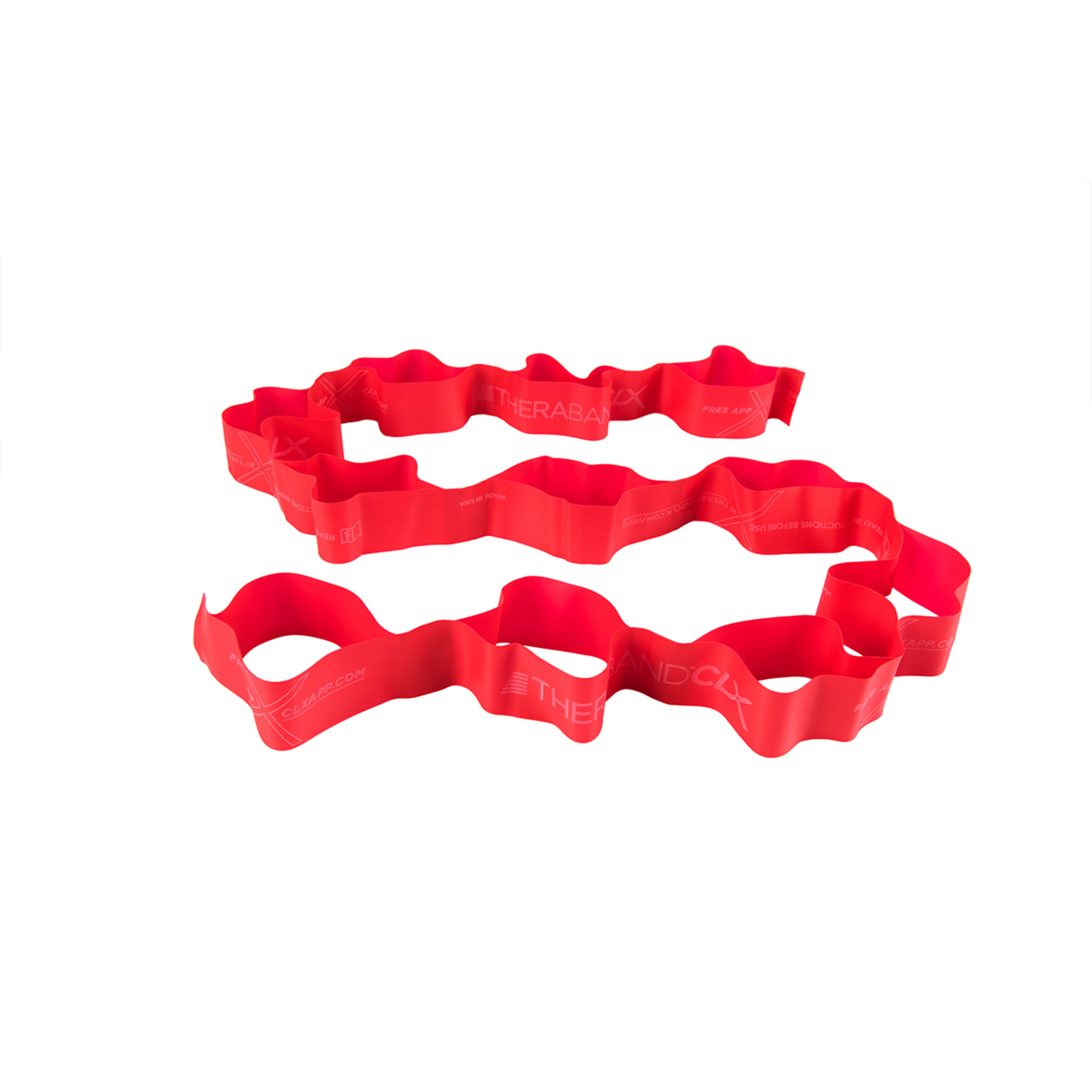Thera-Band CLX Band Fitnessbänder rot Größe mittel Training & Fitness