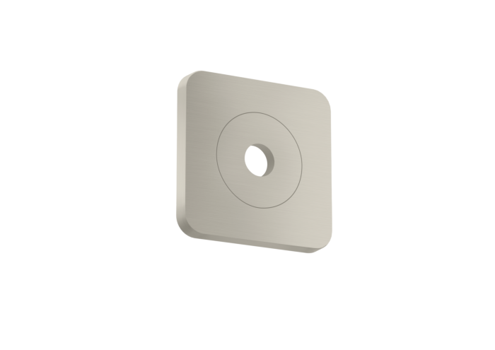 Hansgrohe AXOR Citterio C Wandrosette 28801800 120/120 softsquare, Edelstahl Optik