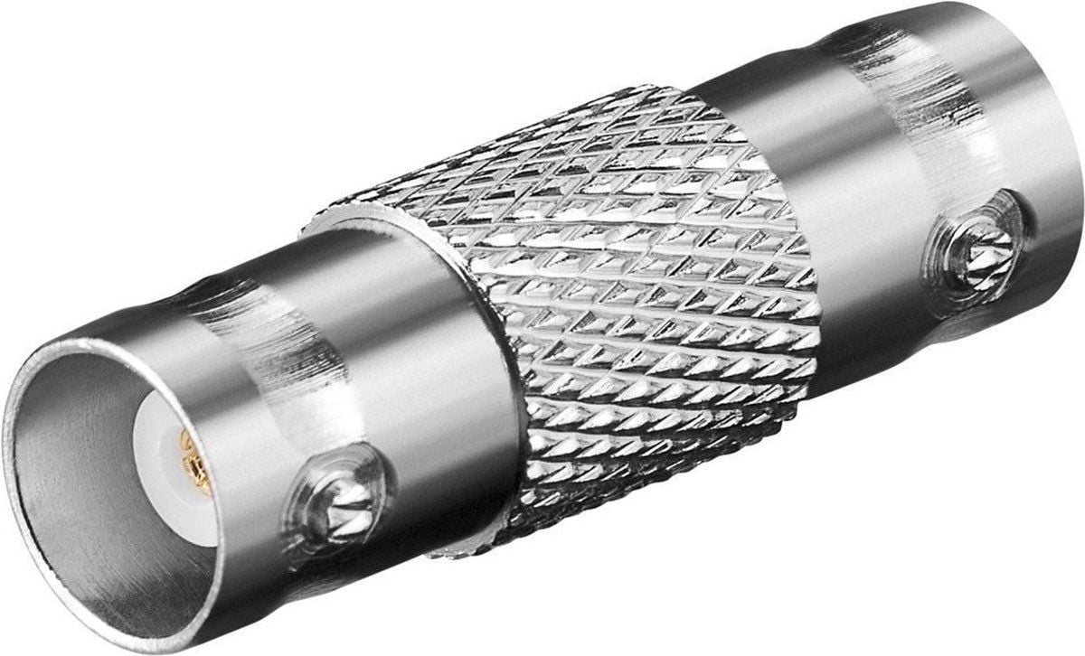 Goobay BNC koppelstuk 50 Ohm Grijs