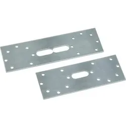 Multitubo Halteplatte aus Stahl verzinkt doppelt 150mm
