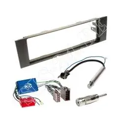 Autoradio 1-DIN Einbaurahmen Radioblende+Adapterkabel Einbauset für Audi A3 (...