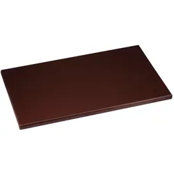 ILSA Braunes HDPE-Schneidebrett mit verbundenen Kanten und Ränder cm 60x40