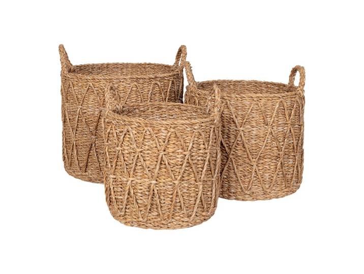 Korbset Krabi Baskets Naturfarben, 3-teilig