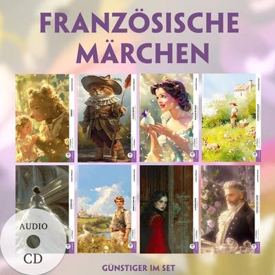 8 Französische Märchen (8 Bücher + Audio-CDs) - Frank-Lesemethode - Kommentierte zweisprachige Ausgabe Französisch-Deutsch, Set von Alexandre