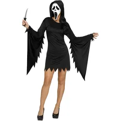 Fun World Scream Ghostface Kleid - Halloween Kostüm Damen (XXL)
